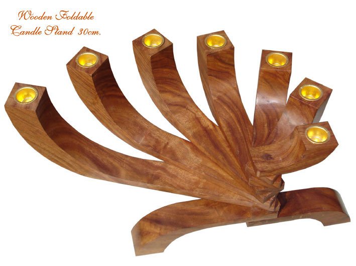 <span style="margin: 0px 0px 5px 0px; font-weight: 600;">Foldable-Candle-Stand</span><br />Wooden Crafts