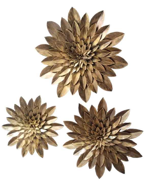 <span style="margin: 0px 0px 5px 0px; font-weight: 600;">R-2111</span><br />Floral Wall Art (Set of 3)
