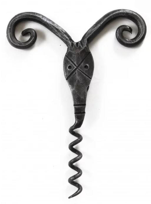 <span style="margin: 0px 0px 5px 0px; font-weight: 600;">R-3736</span><br />Hand Forged Corkscrew